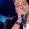 Angelo dans "The Voice 7" sur TF1 le 31 mars 2018.