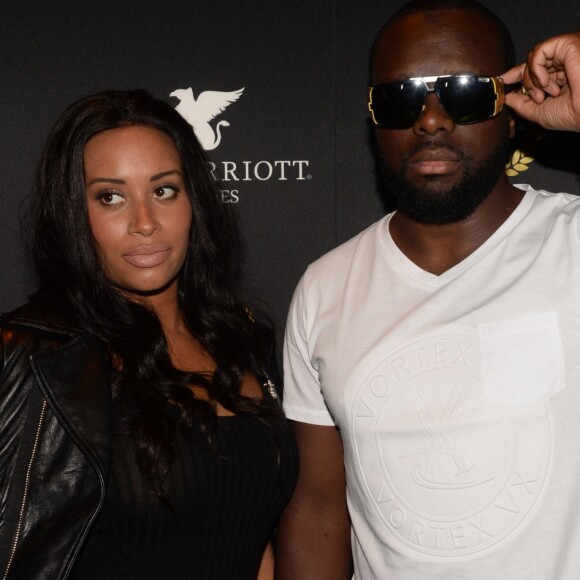 Maître Gims et sa femme DemDem - People au VIP ROOM à Cannes le 14 mai 2016 lors du 69 ème Festival International du Film de Cannes le 14 mai 2016.