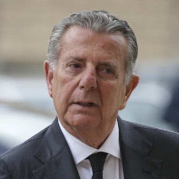 Javier Godo lors de la messe en hommage au 25ème anniversaire du décès de Jean de Bourbon et Battenberg en l'église de San Lorenzo de El Escorial le 3 avril 2018.  Memorial service for the 25th anniversary of Juan de Borbon and Battenberg death, in San Lorenzo de El Escorial (Madrid), on Tuesday 03 April 2018.03/04/2018 - San Lorenzo de El Escorial