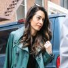 Amal Clooney se rend à l'université Columbia à New York, où elle donne des cours. Le 3 avril 2018 New York