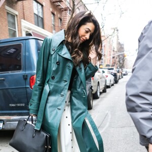 Amal Clooney se rend à l'université Columbia à New York, où elle donne des cours. Le 3 avril 2018 New York