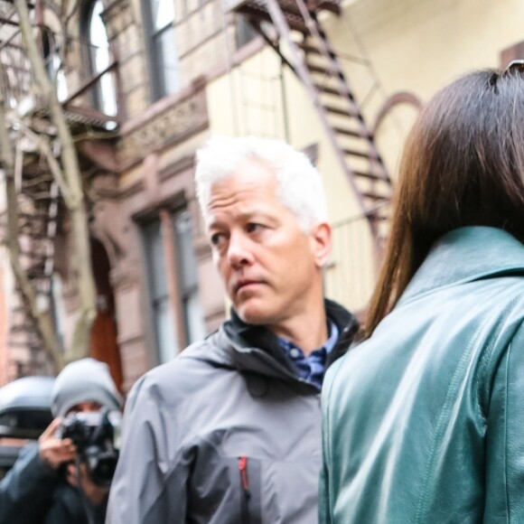 Amal Clooney se rend à l'université Columbia à New York, où elle donne des cours. Le 3 avril 2018 New York