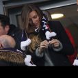 Exclusif - Camille Cerf dans les tribunes du Stade de France lors du match de football amical France - Colombie à Saint-Denis le 23 mars 2018.