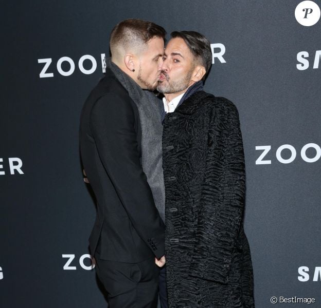 Marc Jacobs et Charly DeFrancesco à New York le 9 février 2016.