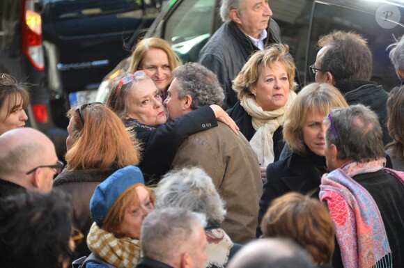 Exclusif - Obsèques de Marcel Philippot en l'église Saint-Roch de Paris, France, le 6 avril 2018. © Veeren/Bestimage