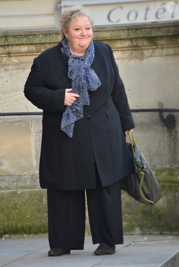 Exclusif - Chantal Neuwirth - Obsèques de Marcel Philippot en l'église Saint-Roch de Paris, France, le 6 avril 2018. © Veeren/Bestimage