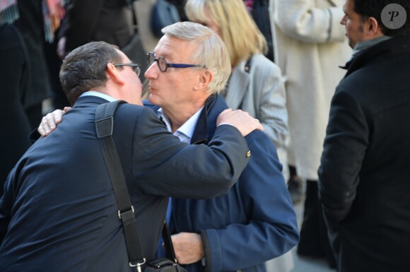 Exclusif - Olivier Lejeune - Obsèques de Marcel Philippot en l'église Saint-Roch de Paris, France, le 6 avril 2018. © Veeren/Bestimage