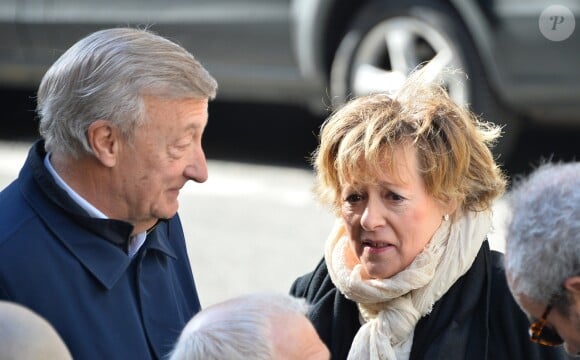 Exclusif - Olivier Lejeune - Obsèques de Marcel Philippot en l'église Saint-Roch de Paris, France, le 6 avril 2018. © Veeren/Bestimage