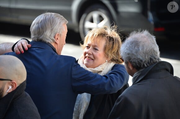 Exclusif - Olivier Lejeune - Obsèques de Marcel Philippot en l'église Saint-Roch de Paris, France, le 6 avril 2018. © Veeren/Bestimage