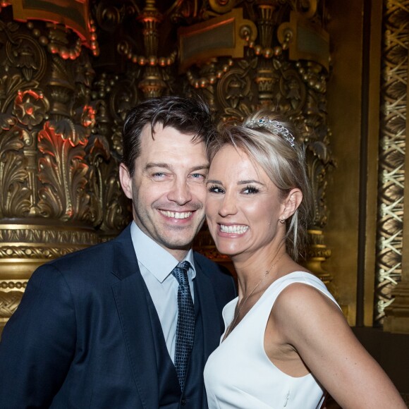 Exclusif - Elodie Gossuin-Lacherie et son mari Bertrand Lacherie - Avant-première de la nouvelle saison "Festival Pirates et Princesses" de Disneyland Paris au Palais Garnier à Paris, France, le 9 mars 2018. © Cyril Moreau/Bestimage