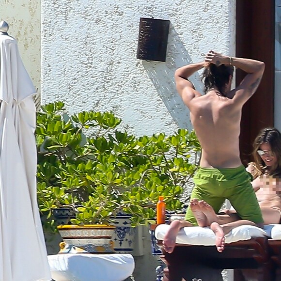 Heidi Klum et son nouveau compagnon Tom Kaulitz (Tokyo Hotel) roucoulent sous le soleil de Cabo San Lucas au Mexique le 8 avril 2018