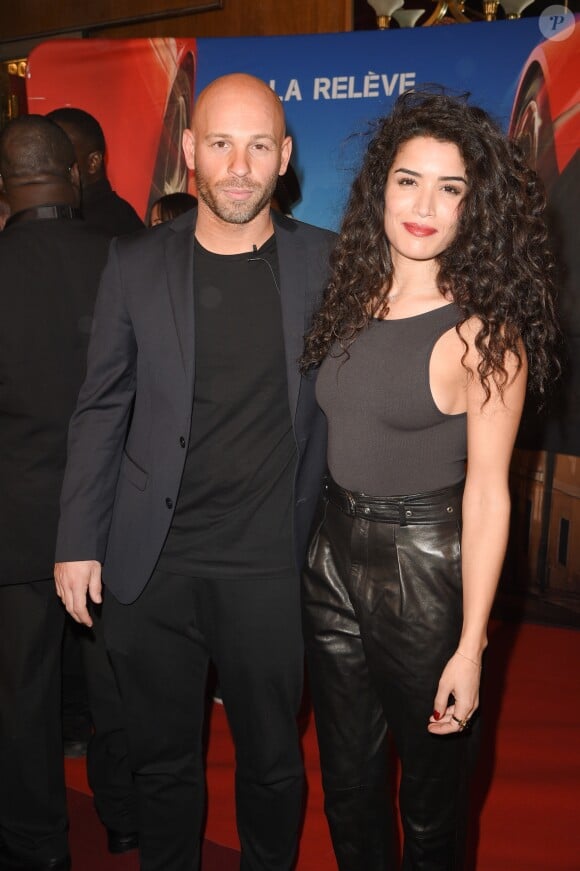 Franck Gastambide et Sabrina Ouazani - Avant-première du film "Taxi 5" au cinéma le Grand Rex à Paris, France, le 8 avril 2018. © Coadic Guirec/Bestimage