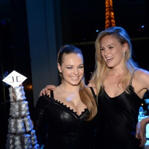 Caroline Gaspard (créatrice de la Maison Akillis), Bar Refaeli - Soirée du 10ème anniversaire du joaillier Akillis au Palais de Chaillot à Paris le 10 avril 2018. Le dîner a été orchestré par le chef étoilé C. Lignac. Akillis s'est rapproché du designer le plus Rock du 21ème siècle, J. C. Jitrois pour réaliser un défilé sur-mesure, des tenues plus rock les unes des autres qui laissent subtilement place à la joaillerie pour une mise en valeur hors du commun. © Rachid Bellak / Bestimage