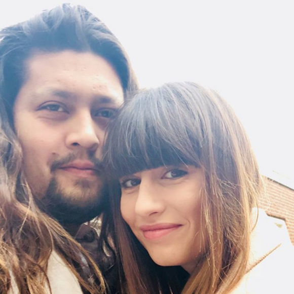 Lulu Gainsbourg et sa compagne Lilou (Aurélie Bossu) à Amsterdam, le 10 avril 2018.