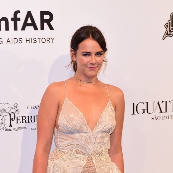 Pauline Ducruet, fille de la princesse Stéphanie de Monaco, lors du gala de l'amfAR à São Pulo au Brésil le 13 avril 2018.