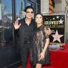 Mario Lopez, Eva Longoria enceinte - Eva Longoria reçoit son étoile sur le Walk Of Fame à Hollywood, le 16 avril 2018