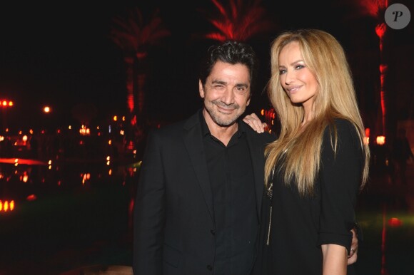 Exclusif - Adriana Karembeu avec son mari Aram Ohanian au cocktail "Aftershow" dans le cadre du festival Marrakech du Rire 2016. Marrakech, le 3 juin 2016. © Rachid Bellak/Bestimage