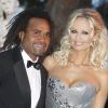 Christian et Adriana Karembeu - 62 e bal de la Croix-Rouge à Monaco, le 30 juillet 2010.