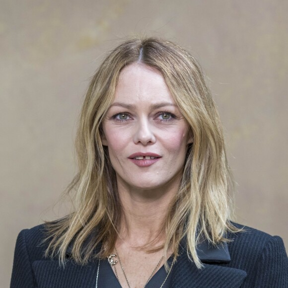 Vanessa Paradis - People au défilé de mode automne-hiver 2018/2019 "Chanel" au Grand Palais à Paris le 6 mars 2018. © Olivier Borde/Bestimage