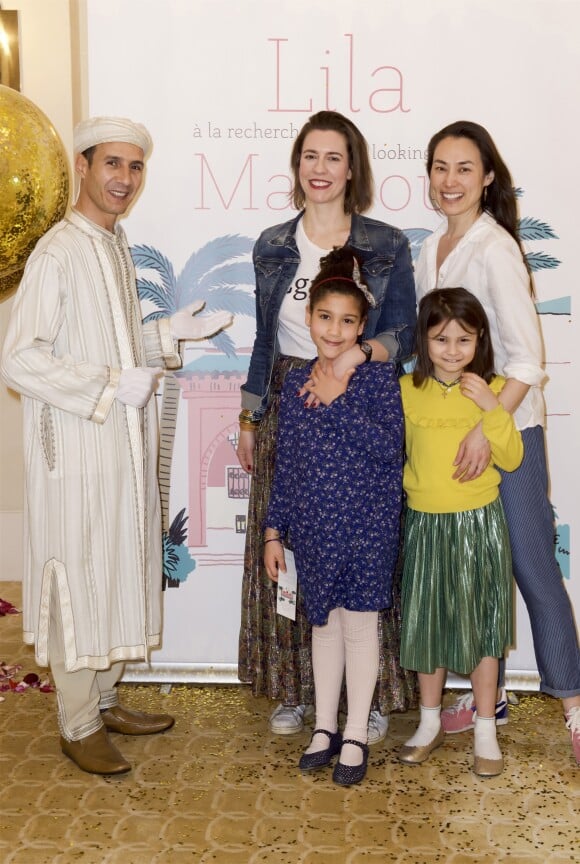 Exclusif - Mohamed, Marie-Victoire Debré et sa fille Lila Marianne et Stacey Debré et sa fille Vivienne