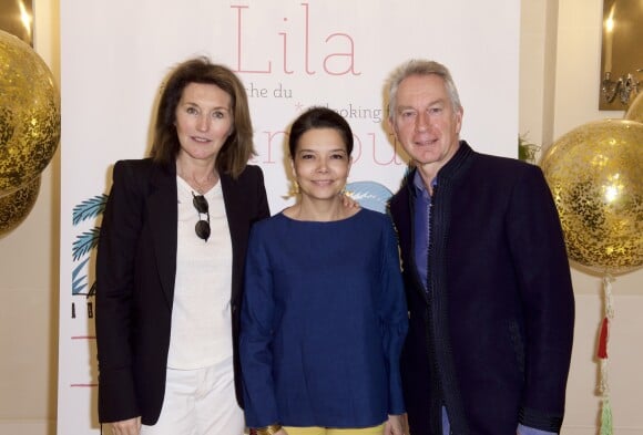 Exclusif - Cecilia Attias, Sophie Douzal-Sarkozy et Jean-Claude Messant (Directeur Général du Royal Mansour Marrakech)