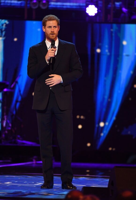 Prince Harry - Concert au théâtre Royal Albert Hall à l'occasion du 92e anniversaire de la reine Elizabeth II d'Angleterre à Londres le 21 avril 2018.