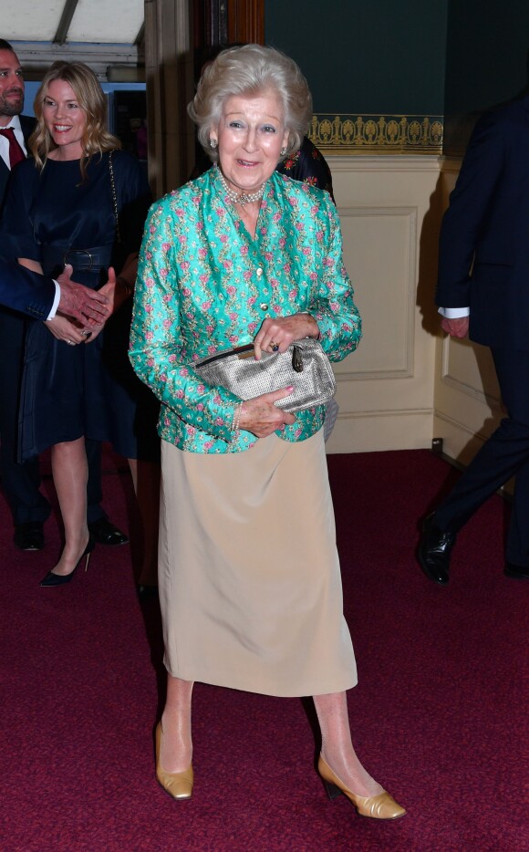 La princesse Alexandra de Kent - Concert au théâtre Royal Albert Hall à l'occasion du 92e anniversaire de la reine Elizabeth II d'Angleterre à Londres le 21 avril 2018.