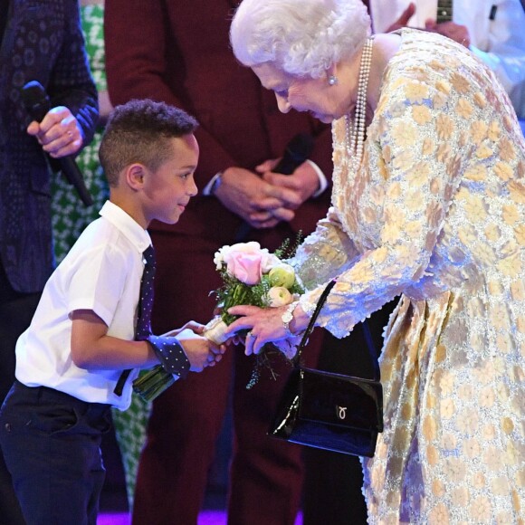 Concert au théâtre Royal Albert Hall à l'occasion du 92e anniversaire de la reine Elizabeth II d'Angleterre à Londres le 21 avril 2018.