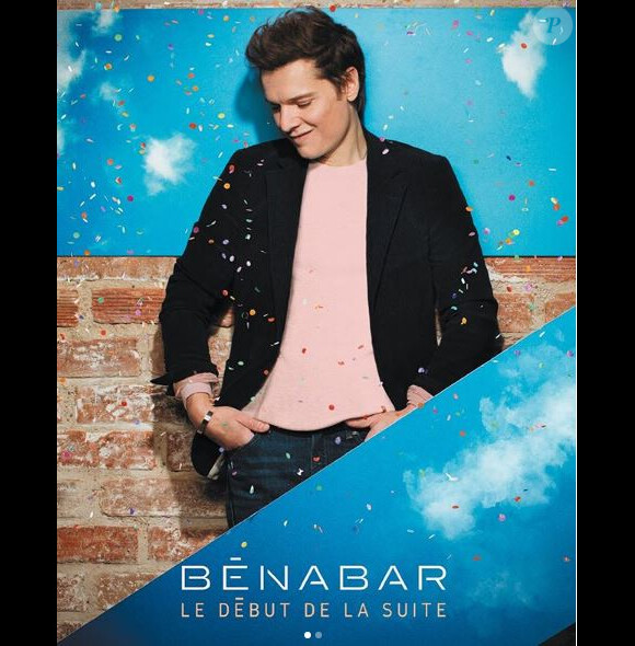 Bénabar sur la pochette de son album "Le début de la suite", sorti le 30 mars 2018.