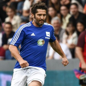 Bixente Lizarazu - Les champions du monde de 98 ont défié les rugbymen du Stade toulousain lors d'une rencontre caritative pour l'association de Pascal Olmeta "Un sourire, un espoir pour la vie" sur la pelouse du stade Ernest Wallon à Toulouse, France, le 10 juillet 2017. © Agence/Bestimage