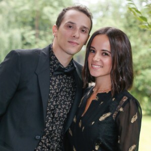 Exclusif  - Alizée et son mari Grégoire Lyonnet - Mariage de Katrina Patchett et Valentin D'Hoore à la mairie de Linselles dans les Hauts-de-France le 1er septembre 2017. © Philippe Doignon/Bestimage.