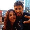 Dounias Coesens et Marwann Berreni de "Plus belle la vie" à Chicago, Instagram, mai 2018