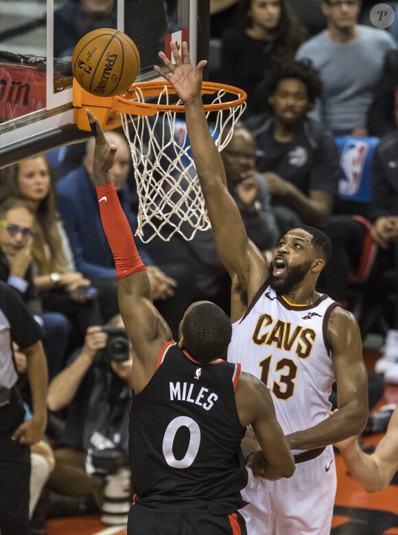 Tristan Thompson lors du match Cleveland Cavaliers - Toronto Raptors à Toronto. Le 11 janvier 2018.