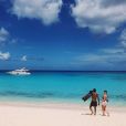 Kylie Jenner et Travis Scott en vacances aux Îles Turques-et-Caïques. Mai 2018.