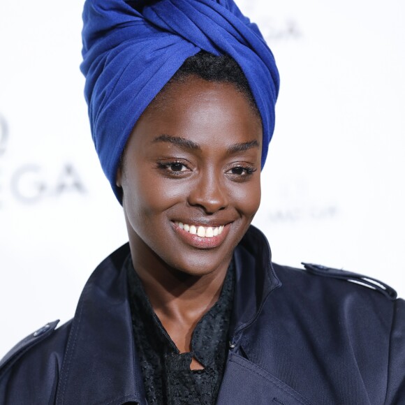 Aïssa Maïga - Photocall de la soirée "Her Time" Omega à l'hôtel de Sully à Paris le 29 septembre 2017. © Cyril Moreau/Bestimage