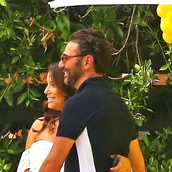 Eva Longoria et son mari José Baston - Baby shower de Eva Longoria à The Lombardi House à Los Angeles, le 5 mai 2018