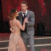Ryan Reynolds et Samantha Togni lors de l'émission "Danse avec les stars" à Rome, le 5 mai 2018.