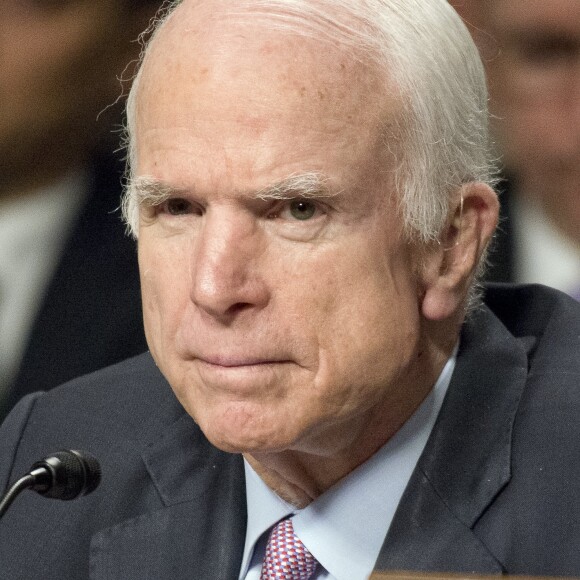 John McCain - Témoignages devant le Comité des forces armées du Sénat des Etats-Unis à Washington, le 13 juin 2017.