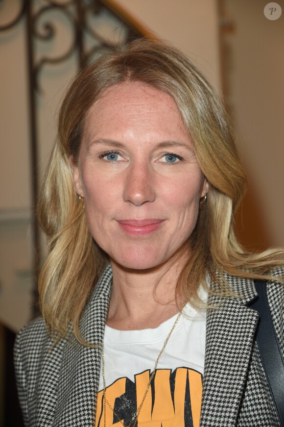 Agathe Lecaron à la 200e représentation de la pièce "Tuyauterie" au théâtre de l'Oeuvre à Paris, le 3 mai 2018. © Guirec Coadic/Bestimage