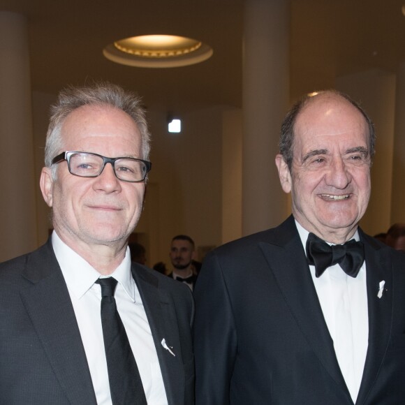 Thierry Frémaux et Pierre Lescure - Arrivées lors de la 43e cérémonie des Cesar à la salle Pleyel à Paris, le 2 mars 2018. © Dominique Jacovides - Olivier Borde / Bestimage