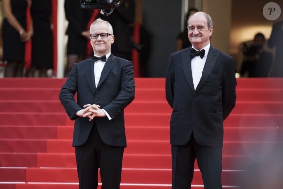 Thierry Frémaux et Pierre Lescure - Montée des marches du film "Twin Peaks" lors du 70e Festival International du Film de Cannes. Le 25 mai 2017. © Borde-Jacovides-Moreau / Bestimage