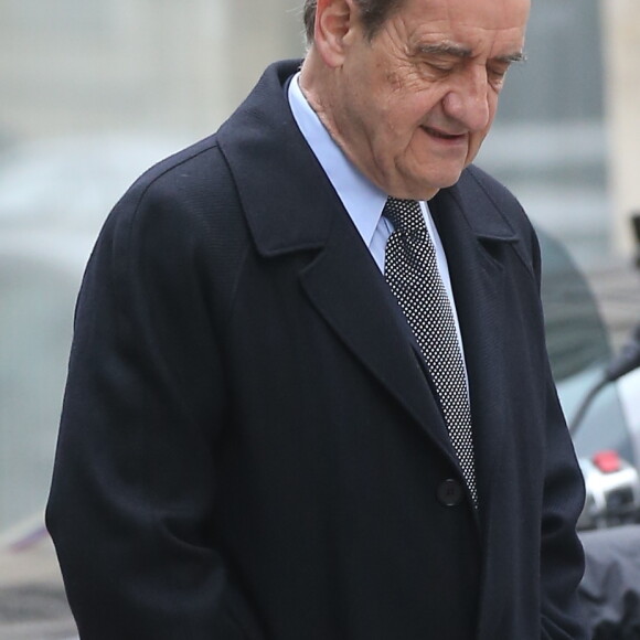 Pierre Lescure - Obsèques de André Rousselet en la Basilique Sainte-Clotilde de Paris le 2 juin 2016.