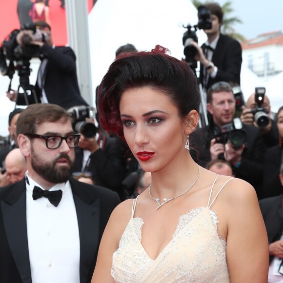 Delphine Wespiser (Robe Christophe Guillarmé) - Montée des marches du film " Yomeddine " lors du 71ème Festival International du Film de Cannes. Le 9 mai 2018 © Borde-Jacovides-Moreau/Bestimage