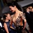 Une jeune inconnue en robe trop sexy - Montée des marches du film « Leto » lors du 71ème Festival International du Film de Cannes. Le 9 mai 2018 © Borde-Jacovides-Moreau/Bestimage