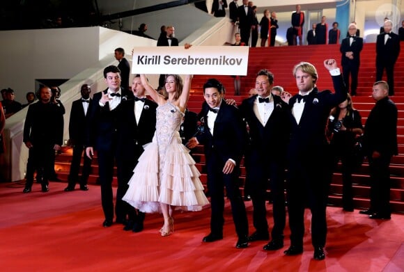 Charles-Evrard Tchekhoff, Roman Bilyk, Irina Starshenbaum, Teo Yoo, Vladislav Opelyants, Ilya Stewart - Montée des marches du film « Leto » lors du 71ème Festival International du Film de Cannes. Le 9 mai 2018 © Borde-Jacovides-Moreau/Bestimage