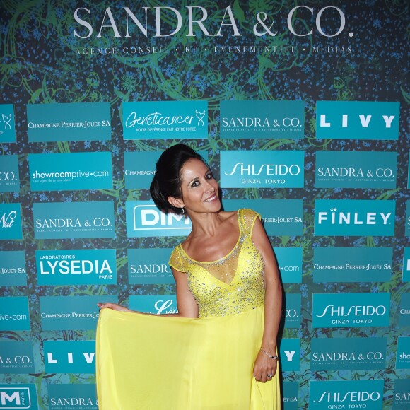 Exclusif - Fabienne Carat (robe Christophe Guillarmé) - Soirée "In The Air" et ses époustoufants magiciens à la Suite Sandra & Co lors du 71e Festival International de Cannes le 10 mai 2018. © Giancarlo Gorassini/Bestimage