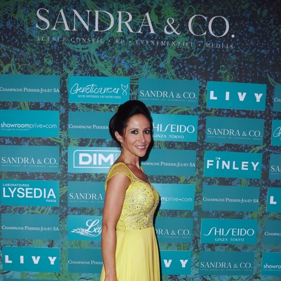 Exclusif - Fabienne Carat (robe Christophe Guillarmé) - Soirée "In The Air" et ses époustoufants magiciens à la Suite Sandra & Co lors du 71e Festival International de Cannes le 10 mai 2018. © Giancarlo Gorassini/Bestimage