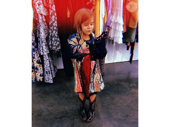 Penelope Disick, la fille de Kourtney Kardashian et Scott Disick. Mai 2018.