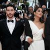 Tahar Rahim et Leïla Bekhti étaient sur les mêmes marches le 13 mai 2018.