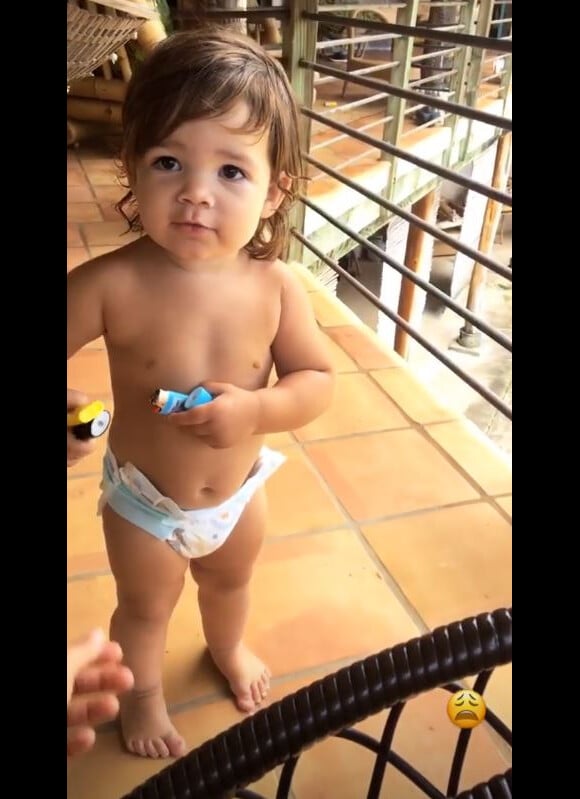 Leia Irie Noah, la fille de Joakim Noah et petite-fille de Yannick Noah. Instagram, le 13 mai 2018.